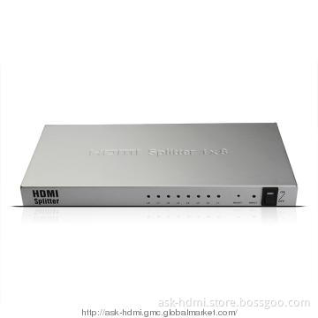 1x8 HDMI splitter 1 nput 8 output  3D